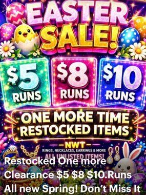 😍😍😍RESTOCKED This Thursday 4 30pm Huge Blow Out Sale!!!!